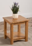 Oslo Solid Oak Lamp Table | Natural Oak Wood Occasional Table