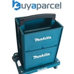 Makita MakPac Case Tool Box Carrier Open Tote - Twin Pack + Wheeled Cart Trolley