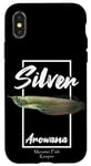 iPhone X/XS Silver Arowana Monster Fish Keeper Case