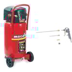 Mecafer 425090 Compresseur 50 L 2 hp fifty mecafer & BGS 3215 | Soufflette à air comprimé | fonte d’aluminium | 3 buses