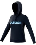 New Womens Adidas W E Lin Oh Hd Sweatshirt Hoody Navy Size XL