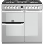 Stoves Sterling S900DF 90cm Dual Fuel Range Cooker - Stainless Steel A/A/A Rated S900DF_SS