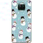 Xiaomi Mi 10T Lite 5G Transparent Mobilskal Snögubbar