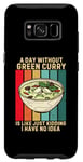 Coque pour Galaxy S8 Vintage Un jour sans curry vert Je n'en ai aucune idée
