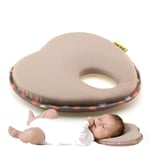 Anti Flat Head Pillow Shaping Soft Fabric Memory For Baby Breath Khaki