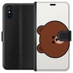 Xiaomi Redmi 9A Plånboksfodral Round Bear