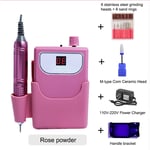 XJZHANG Electric Nail Drills,Nail File Drill Machine,Manicure Pedicure Files,7 in 1 USB Electric Nail Drill Kit,Professional 30000 RPM Adjustable Speed Drill Kit for Acrylic Nails Gel Nails