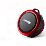 i-Tronixs® Red Wireless Bluetooth Speaker, Wireless Portable Shower Speaker, 6H Playtime, Loud HD Sound With Suction Cup And Sturdy Hook, Compatible With Android,Tablet, PC,Samsung Huawei,Sony, Google