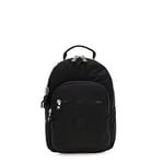 Kipling SEOUL S, Small Backpack with Laptop Protection 13 Inch, 35 cm, 14 L, 0.50 kg, Black Noir