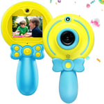 yanzz Appareils Photo numériques pour Enfants pour garçons Filles, 8 Millions de Pixels Avant et après Double Coup 1080P HD Caméra vidéo pour Enfants Mini caméscope Cadeau pour 312 Ans avec Memory