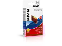 Kmp C107yx - 11 Ml - Lång Livslängd - Gul - Kompatibel - Bläckpatron (Alternativ För: Canon 0334C001, Canon Cli-571Yxl) - För Canon Pixma Ts5051, Ts5053, Ts5055, Ts6050, Ts6051, Ts6052, Ts8051, Ts8052, Ts9050, Ts9055