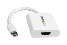 StarTech.com Mini DisplayPort® to HDMI® Video Adapter Converter 1920x1200 - White Mini DP to HDMI Adapter M/F (MDP2HDW) - videoadapter - DisplayPort / HDMI - 17 cm