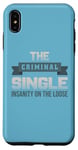 Coque pour iPhone XS Max Design humour unique criminel – La folie à pied libre