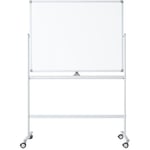 Vivol - Tableau blanc mobile - Double face et magnétique - 120 x 180 cm - Blanc - Blanc