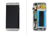 Samsung Galaxy S7 Edge Komplett LCD - sølv