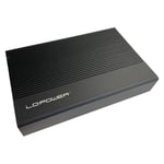 LC-Power LC-35U3-C Hölje för lagringsenheter HDD- / SSD kabinett Svart 3.5"