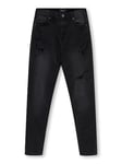 Kids Only Draper tapered jeans - washed black