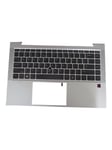 840/EB 14 G7 - US/I - BL - Bærbar tastatur - til udskiftning - Engelsk - Sølv