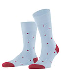 FALKE Men's Dot M SO Cotton Patterned 1 Pair Socks, Blue (Light Blue 6594), 8.5-11