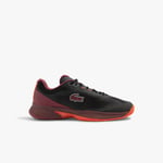 Lacoste Chaussures de tennis Tech Point homme en textile Taille 42.5 Noir/bordeaux