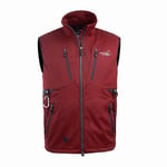 Arrak Outdoor Softshellvest Acadia M Dark red XS