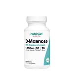 Nutricost - D-Mannose with Cranberry Extract for Women 1300 mg, 90 Capsules