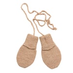 HUTTEliHUT BABY mitts alpaca wool – camel - 0-3m