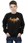Batman Arkham Knight Halloween Moon Logo Fill Sweatshirt
