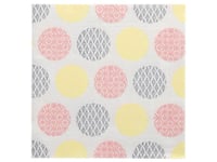 Papstar 89282, Multifärg, Textil, Torg, Abstrakt Mönster, 400 Mm, 400 Mm
