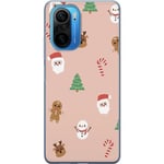 Xiaomi Poco F3 Transparent Mobilskal Klassisk Julfest