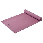 Gaiam Yoga Mat Premium Solid Color Non Slip Exercise & Fitness Mat for All Types of Yoga, Pilates & Floor Workouts, Rosy Pink, 5mm