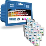 Refresh Cartridges Saver Value Pack 14x 88XL Ink Compatible With HP Printers