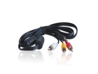 GoPro - Kabel för video / ljud - sammansatt video/ljud - RCA hane till mini-phone stereo 3.5 mm hane - för HD HERO2
