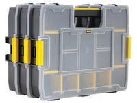 STANLEY SORTMASTER Junior Stackable Organiser Bonus Triple Pack