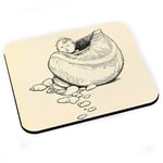 Tapis de souris Enfant coquillage illustration conte dessin