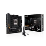 ASUS TUF GAMING B650M-PLUS WIFI AMD Ryzen AM5 Micro-ATX motherboard, 14 power stages, PCIe 5.0 M.2 support, DDR5 memory, WiFi 6 and 2.5 Gb Ethernet, USB4 support and Aura Sync