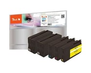 Peach Spar Pack Plus - Pack de 5 - Capacité XL - noir, jaune, cyan, magenta - compatible - cartouche d'encre (alternative pour : HP 950XL, HP 951XL) - pour HP Officejet Pro 251dw, 276dw, 8100, 8600, 8610, 8620, 8630