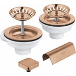 GROHE bottenventil 1 1/4 t/kv borstad varm solnedgång