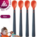 Tommee Tippee Design Heat Sensing Spoon Set│Bacshield & Anti-Slip Handles│4Pcs