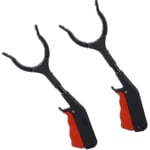 2-pack 30 cm barnsax för barn, griptång för äldre, trädgårdsgripare, uppsamlingsklämmor, hygienklämmor -ys