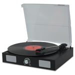 Fenton RP108B retro skivspelare med inbyggda högtalare - svart, Vinylspelare i retroutförande