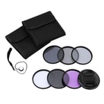 Andoer 52mm UV+CPL+FLD+ND Photography Filter Kit Set for Nikon DSLRs Camera T7F0