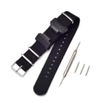 Shieranlee NATO Nylon Strap Watchband for Casio G-Shock GA-110 120 GA-400 GD-100 DW-5600 GLS-8900 Canvas Men Bracelet Band Black Adapters
