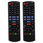 2X for  Player DMP-BD75 DMP-BD755 -RAY DVD Player Remote PBD-957 Control S2eef