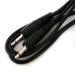 2.5m 3.5mm Mono Male to Plug Cable Lead AUX Mixer Audio Signal Speaker Jack Wire