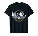 Retro Vintage Rock & Roll Guitar Wings Music Concert Band T-Shirt