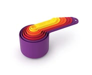 Joseph Joseph Nest - 8-Piece Space saving Measuring Cups and Spoons Set, Baking tools, Multi-Colour