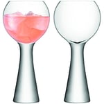 LSA International Moya Wine Balloon 550 ml Clear | Set of 2 | Mouthblown and Handmade Glass | MV22
