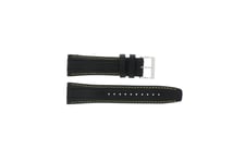 Seiko Klockarmband 7T62-0HL0 / SNAB57P1 4LP3JB Läder Svart 24mm