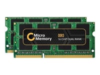 Coreparts - Ddr3 - Sats - 16 Gb: 2 X 8 Gb - So Dimm 204-Pin - 1600 Mhz / Pc3-12800 - 1.5 V - Ej Buffrad - Icke Ecc